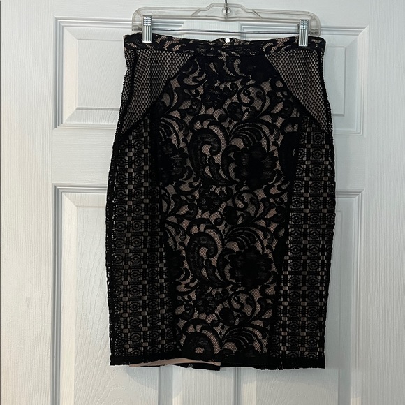 Mossino Dresses & Skirts - Chic Black Lace Pencil Skirt